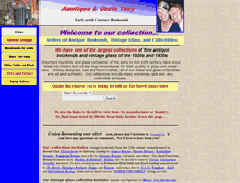 Tablet Screenshot of antiquebookends.net